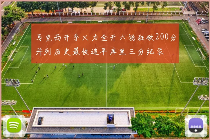 马克西开季火力全开六场狂砍200分并列历史最快追平库里三分纪录